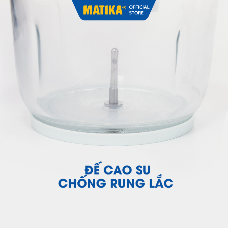 Máy Xay Thịt MATIKA 2L Cối Thủy Tinh MTK-3220, Hàng Chính Hãng