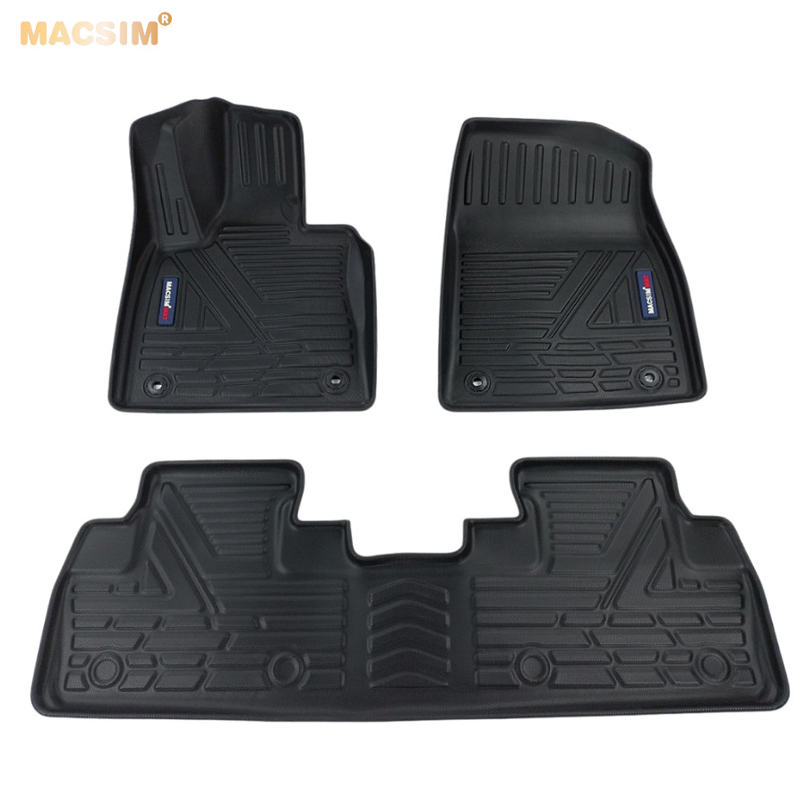 Thảm lót sàn xe ô tô Lexus RX 300-350 2016- 2022 Nhãn hiệu Macsim chất liệu nhựa TPE đúc khuôn cao cấp - màu đen