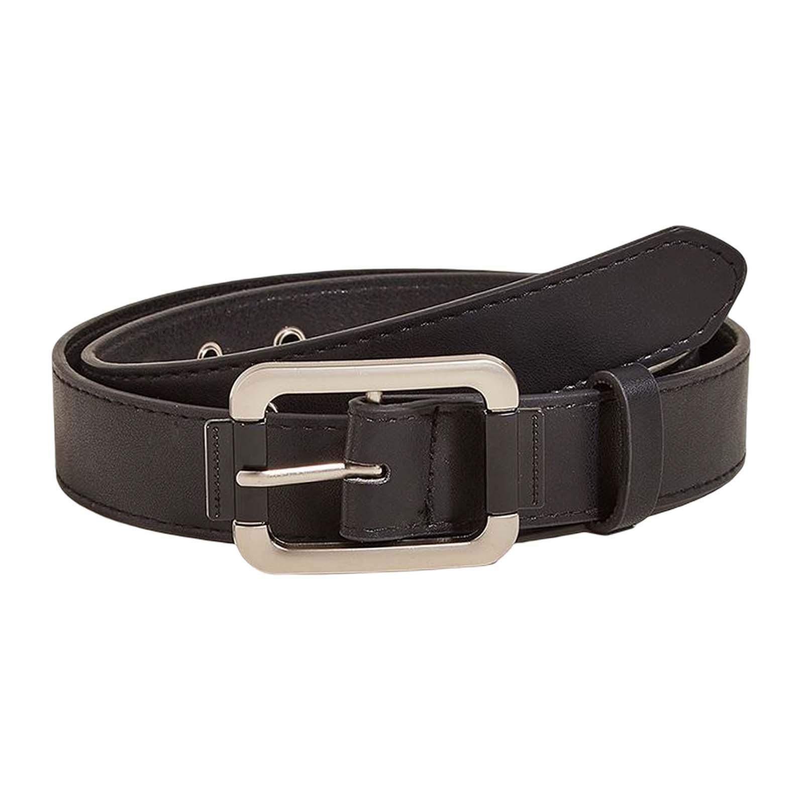 Men Pin Buckle Waist Belt PU Leather Fashion for Coats Daily wearing Street
