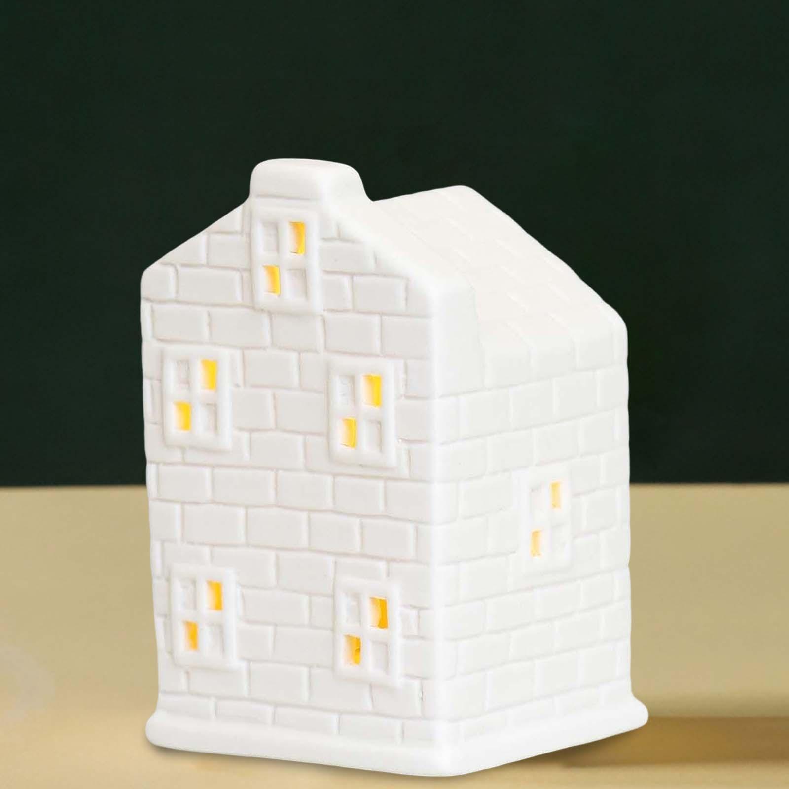 Ceramic House Candle Holder Minimalist modern for Wedding church home