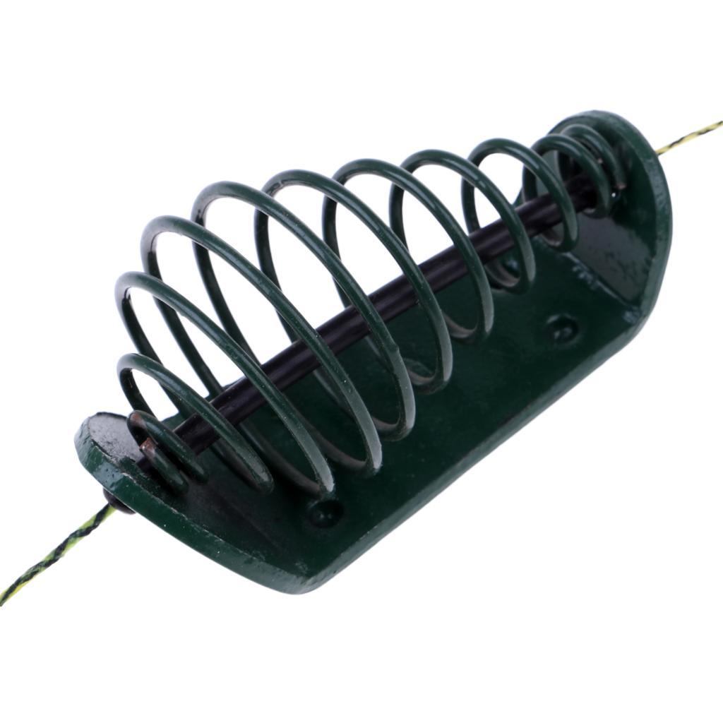 Carp Fishing Lures Cage Inline Method Feeder Cage Baits Thrower with Sinker