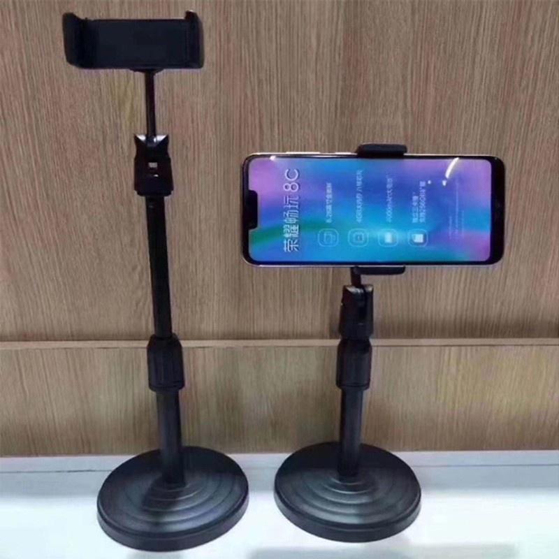 Giá đỡ điện thoại Microphone Stands, kẹp chống lưng 360 ,đế chân tròn để bàn, gia do tiện lợi đa năng