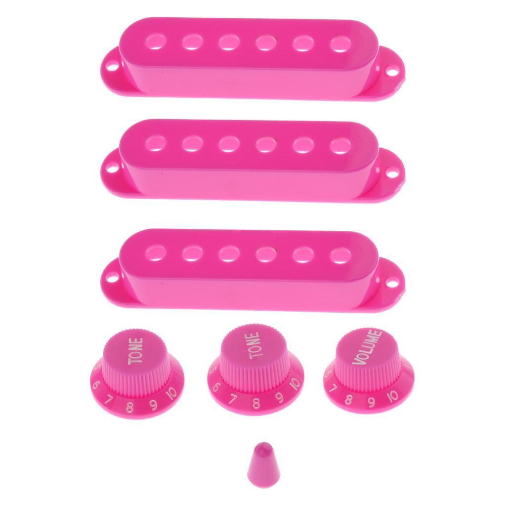 Single Coil Pickup Cover Crontrol Knob Tip for ST Electric Guitar