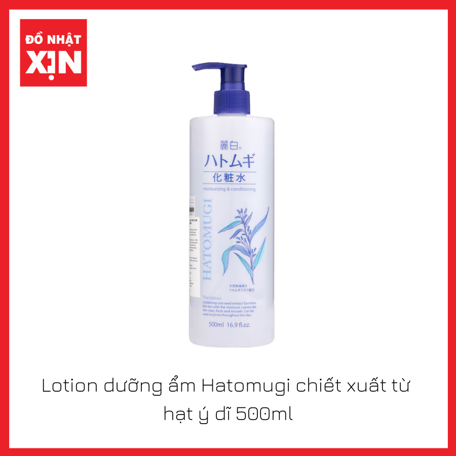 Lotion dưỡng thể Hatomugi chiết xuất từ hạt ý dĩ 500ml