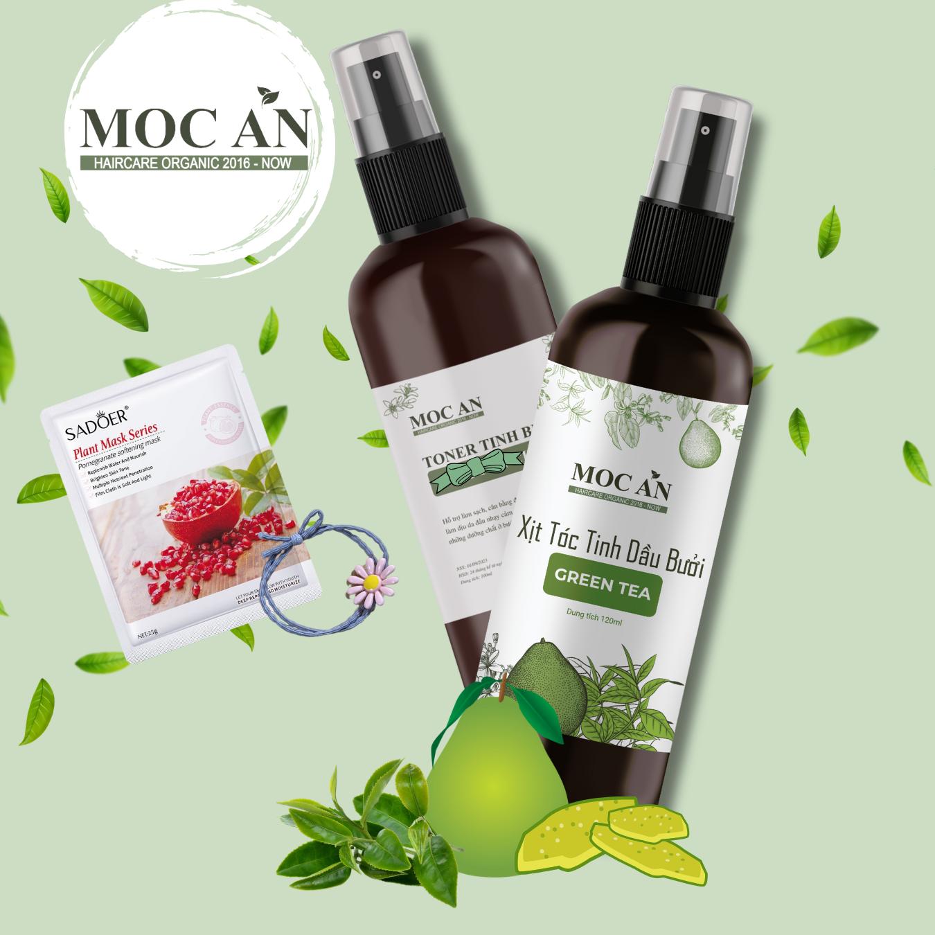 Xịt Bưởi Tinh Dầu Trà Xanh Mộc Ân Haircare