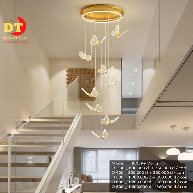 Đèn thả thông tầng hình hồ điệp cao cấp HTLQ 8