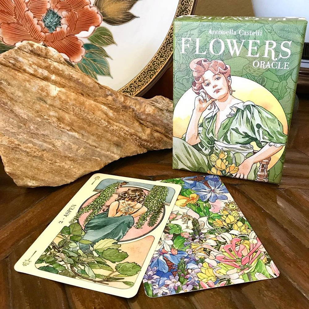 Bài Oracle Flowers 38 Lá Bài Tặng File Tiếng Anh Và Đá Thanh Tẩy