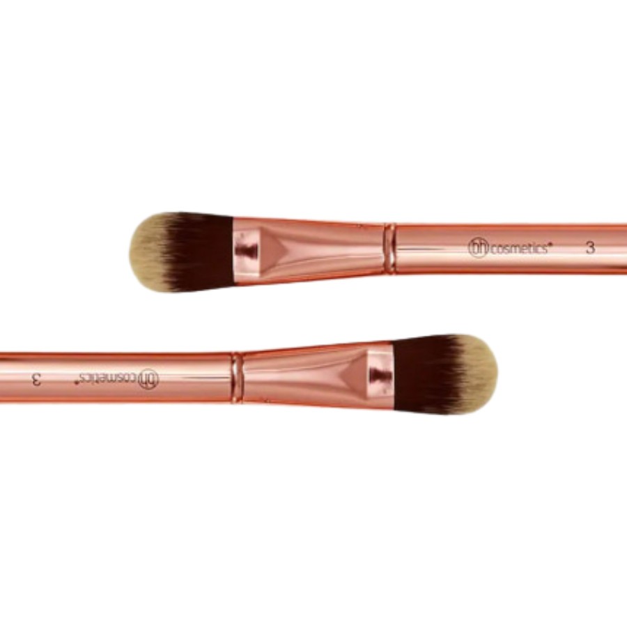 Cọ Tán Kem Nền Dẹp BH Cosmetics Meta Rose 3