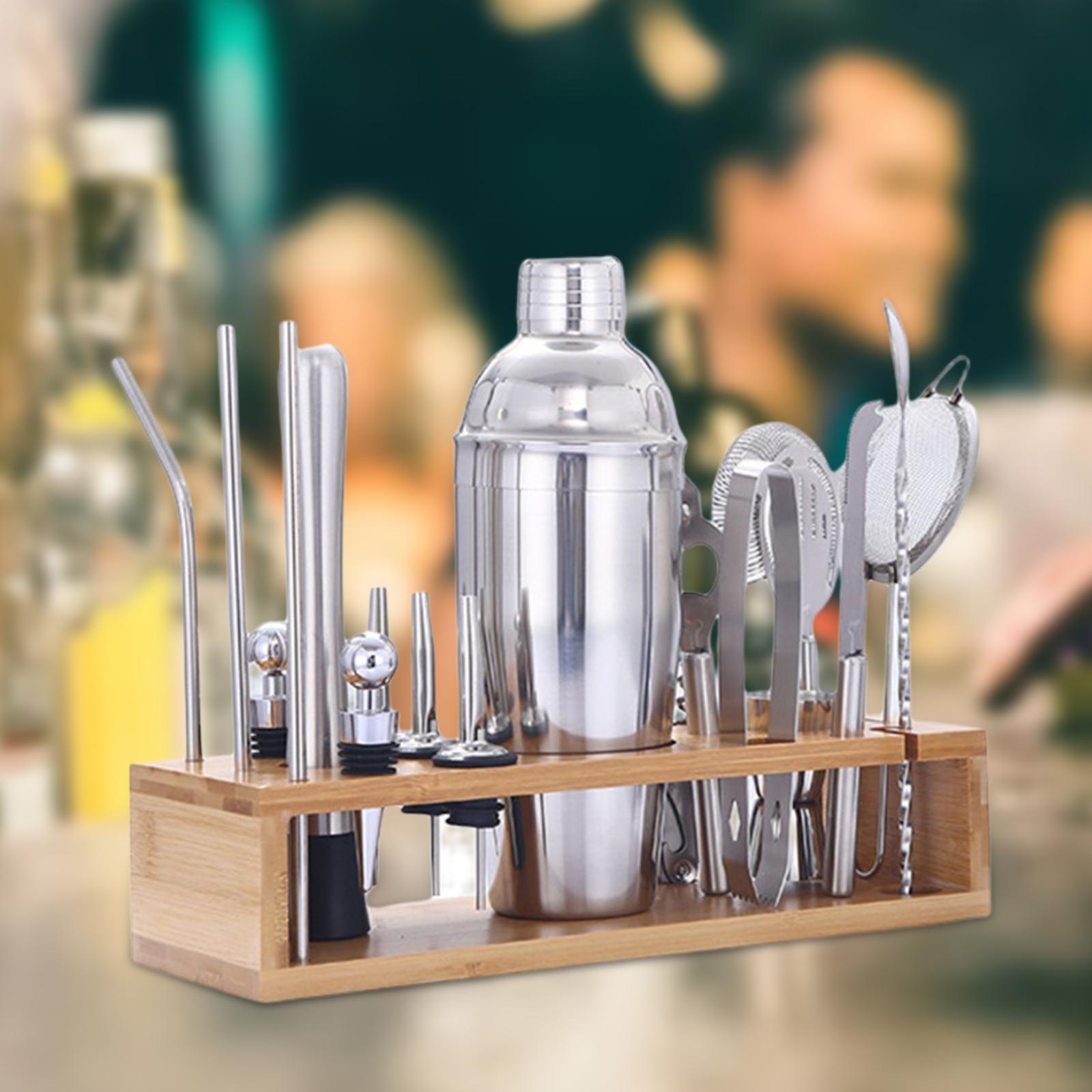 Bartender Kit Bar Accessories Bar Mixer Spoon Martini Shaker for Bartending