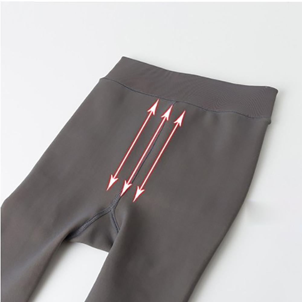 Nữ Mùa Đông Ấm Áo Liền Quần Legging Nữ Của Dày Mỏng Độ Đàn Hồi Nhiệt Thun Bên Ngoài Mặc Lông Cừu Tập Gym Quần