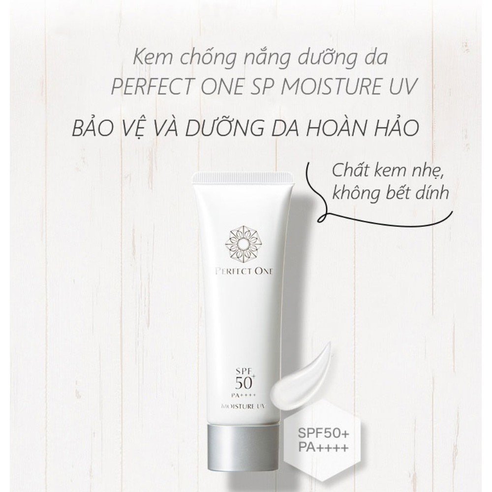 Kem Chống Nắng Dưỡng Da SPF50+ PA++++ Kết Hợp Làm Sáng Da PERFECT ONE SP Moisture UV 50ml