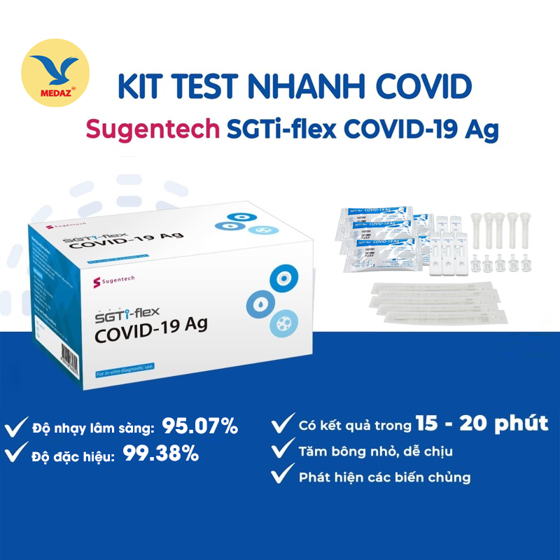 Kit test nhanh Covid SGTi-flex COVID-19 Ag Sugentech