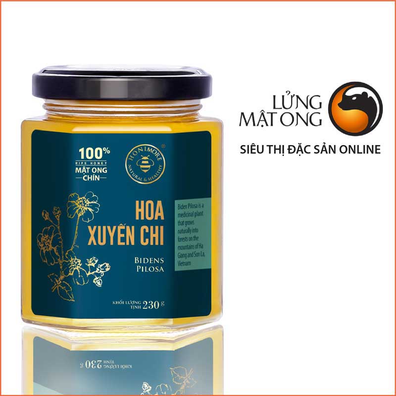 Mật Ong Chín Honimore Hoa Xuyến Chi (230g) - Mật ong rừng nguyên chất