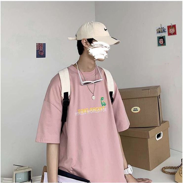 Áo Thun Nữ Tay Lỡ - Áo Phông Nam Nữ Form Rộng Freesize Vải Chất Cotton Mịn Mát Kita Unisex - TOMOROW