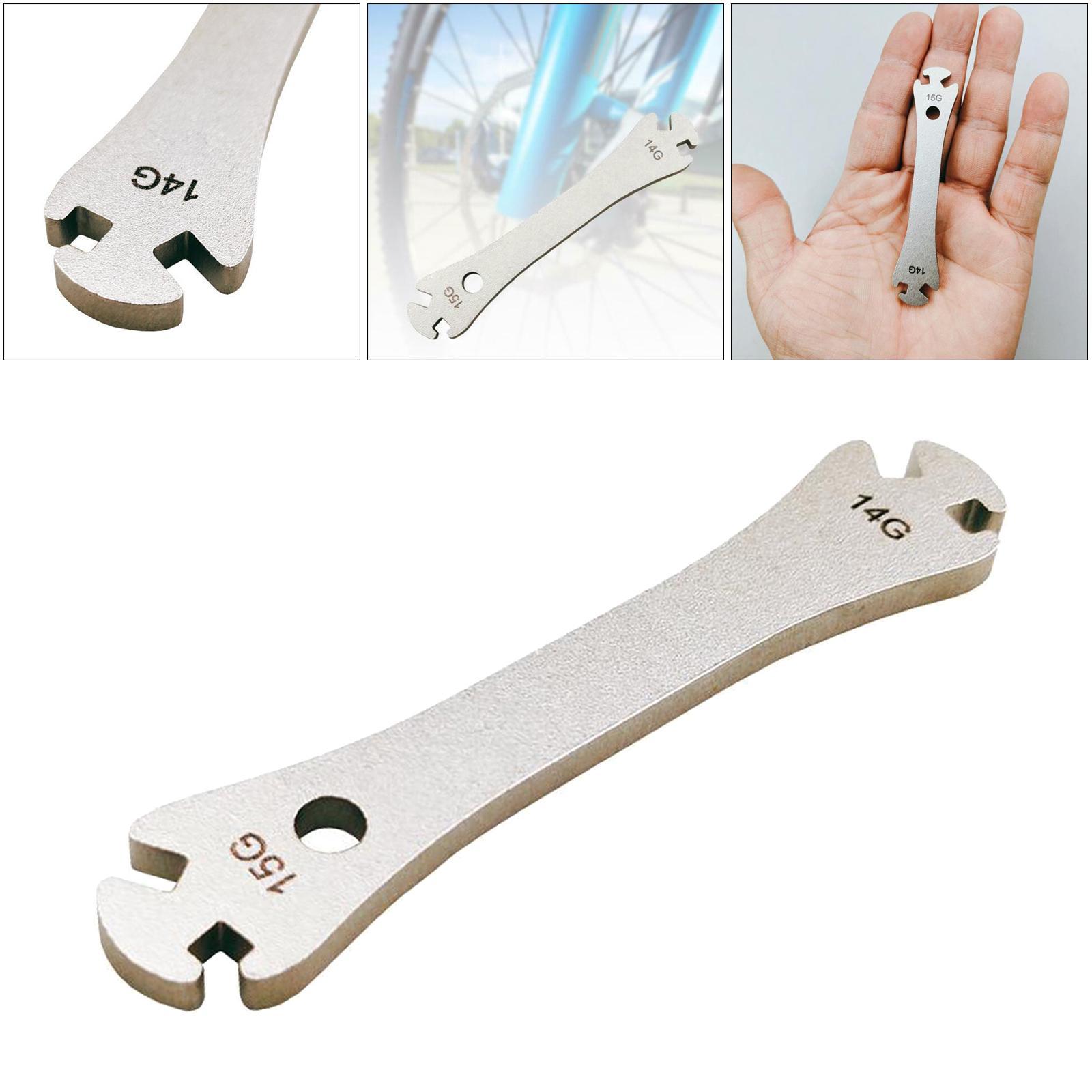 Bike Lever 14/15G Wheel Spoke Mini Spanner Removal Repair Tool