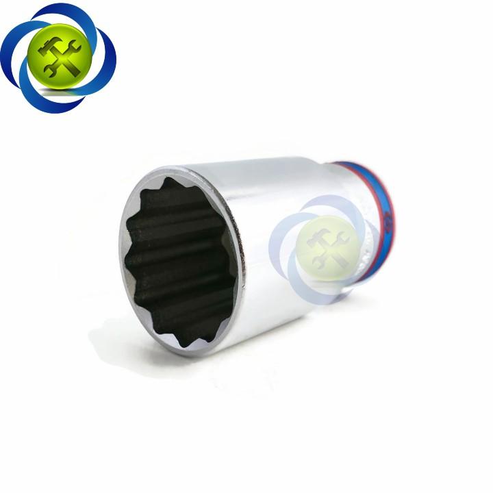 Tuýp 32mm 1/2 Kingtony 423032M loại dài 12 cạnh màu trắng