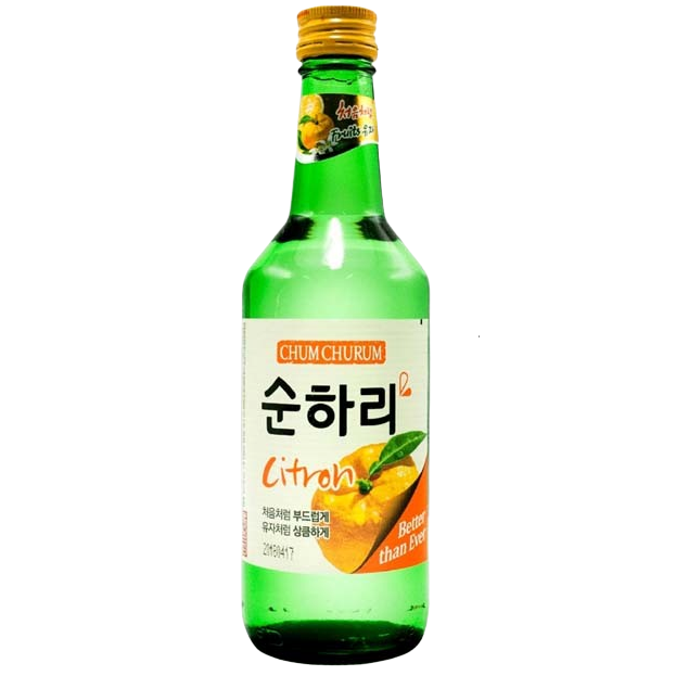 Rượu Soju Hàn Quốc Chum Churum vị chanh 12% 360ml