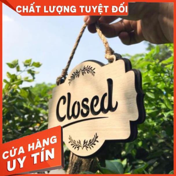 Bảng Gỗ Decor - Mẫu Open - Close