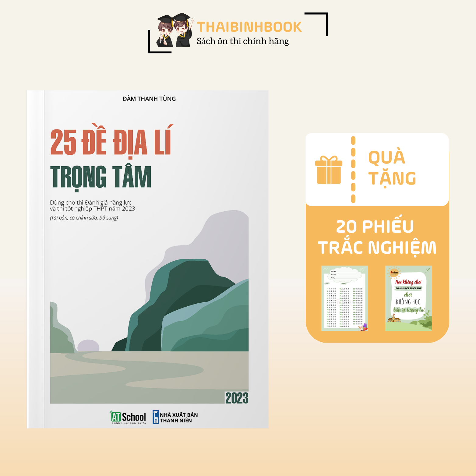 25 Đề Địa Lý Trọng Tâm, Dùng Cho Kì Thi ĐGNL Và Thi Tốt Nghiệp THPTQG