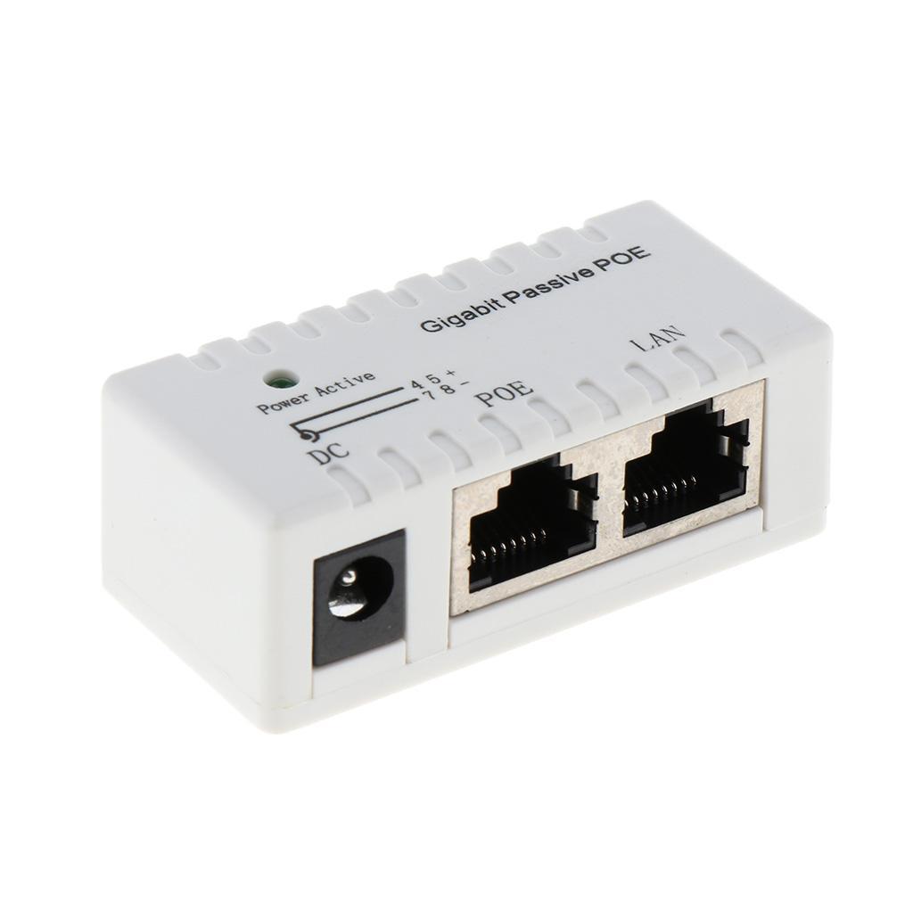 Gigabit Power over Ethernet PoE  DC 12V-52V for IP Camera Voip Phone