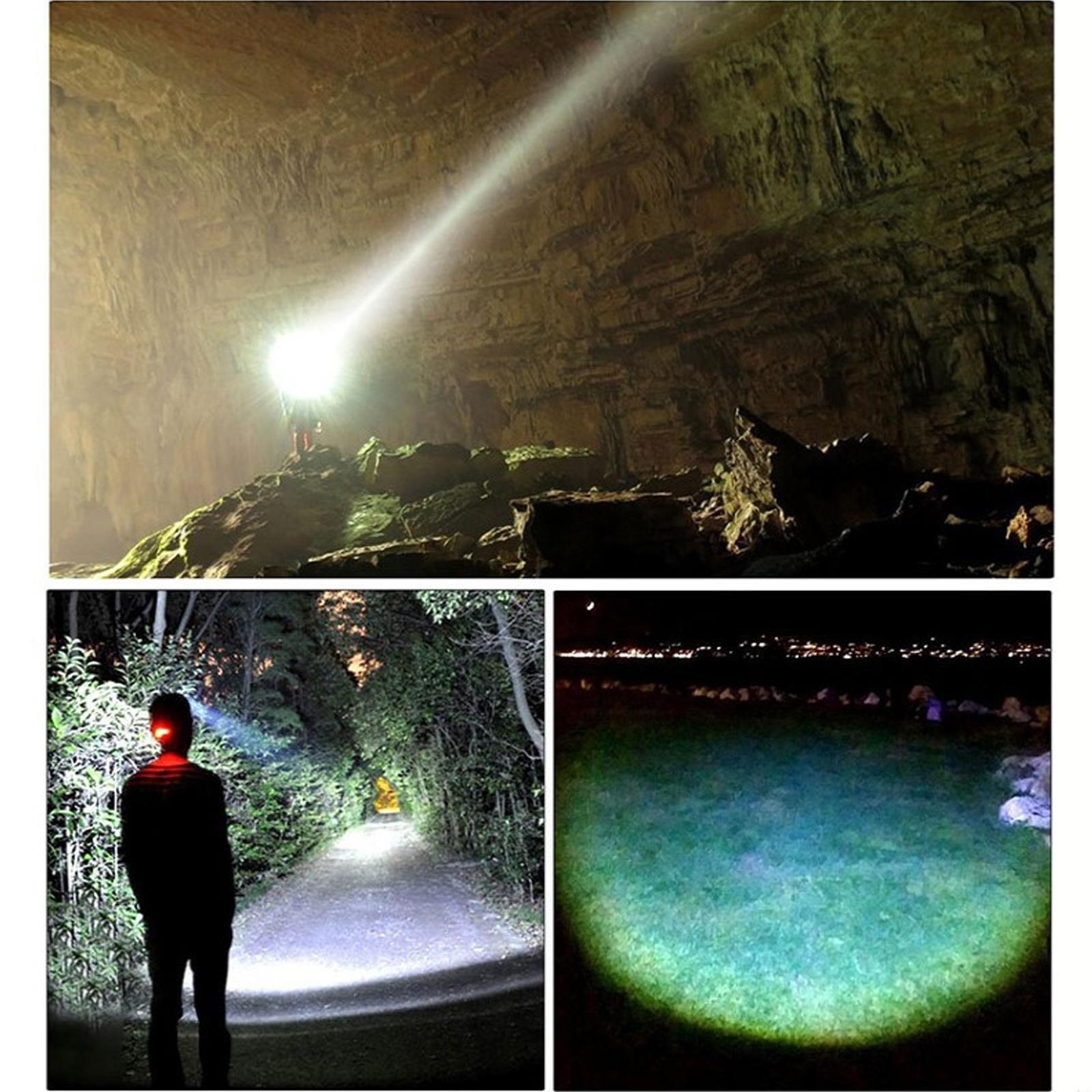 5 LED Headlamp Outdoor Headlamp Flashlight 3000 Lumens 200 meters LED Head Torch Head Light