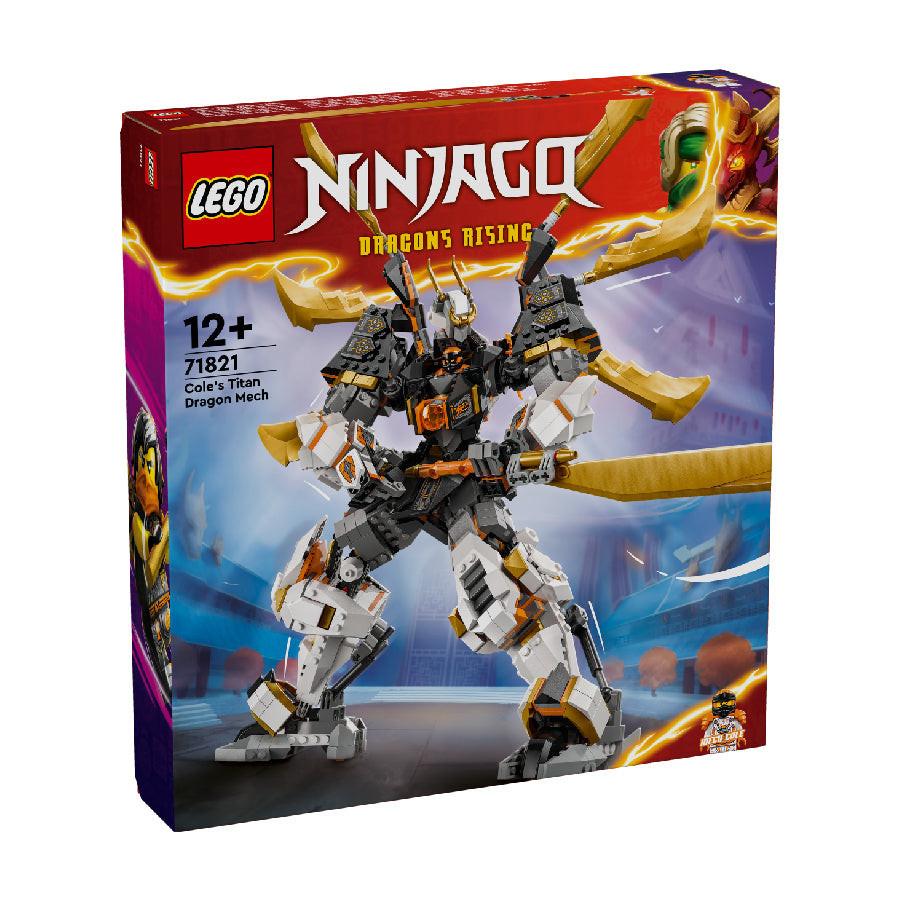 LEGO NINJAGO 71821 Đồ Chơi Lắp Ráp Chiến Giáp Rồng Titan Của Cole (1055 chi tiết)