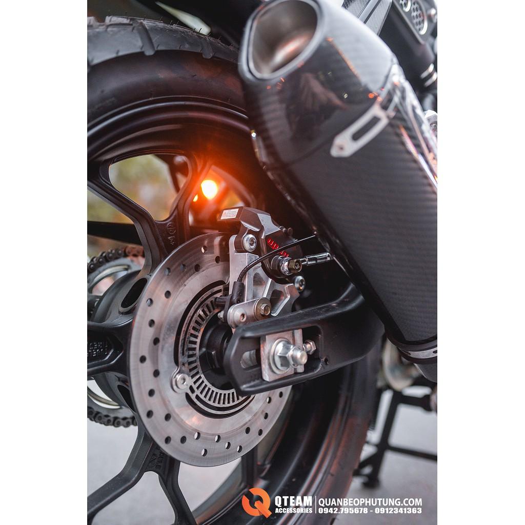 PAD PHANH DÀNH CHO YAMAHA R15V3/ MT15/ XSR155 đĩa sau 2pits đối xứng. Pad phanh CNC Nguyên Khối