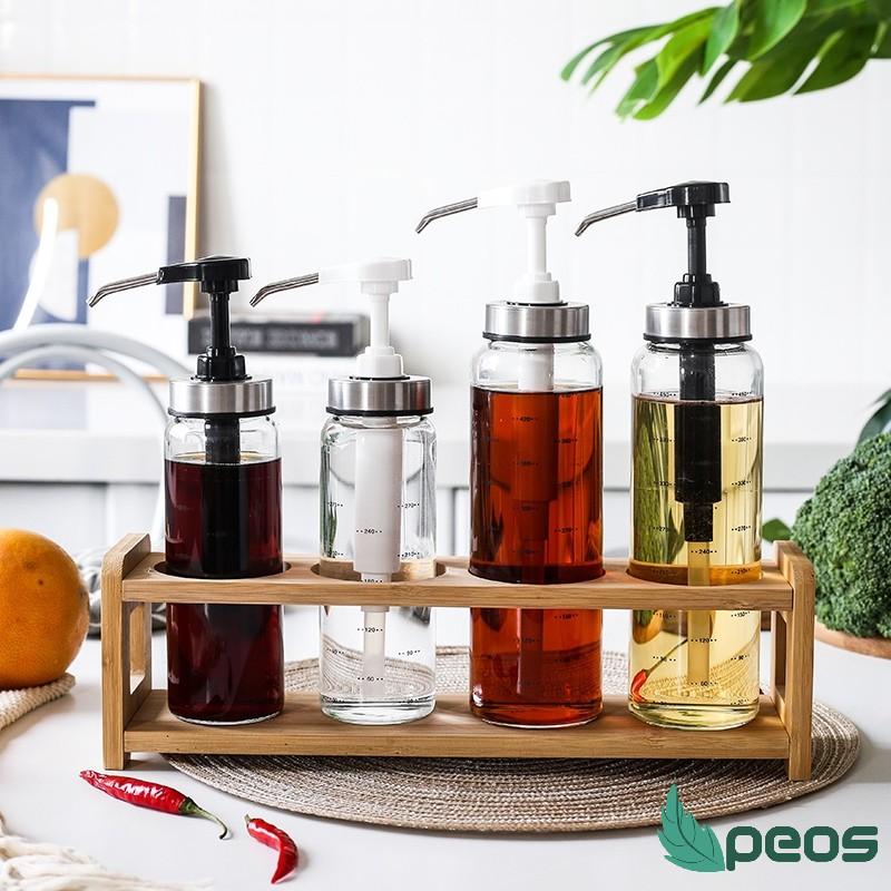 Kệ Gỗ Đựng Hũ Gia Vị, Giá Để Gia Vị, Chai Dầu Ăn, Nước Mắm Xinh Xắn Tiện Dụng