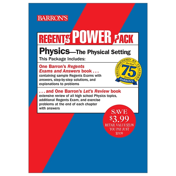 Regents Physics Power Pack: Let's Review Physics + Regents Exams And Answers: Physics (Barron's Regents NY)