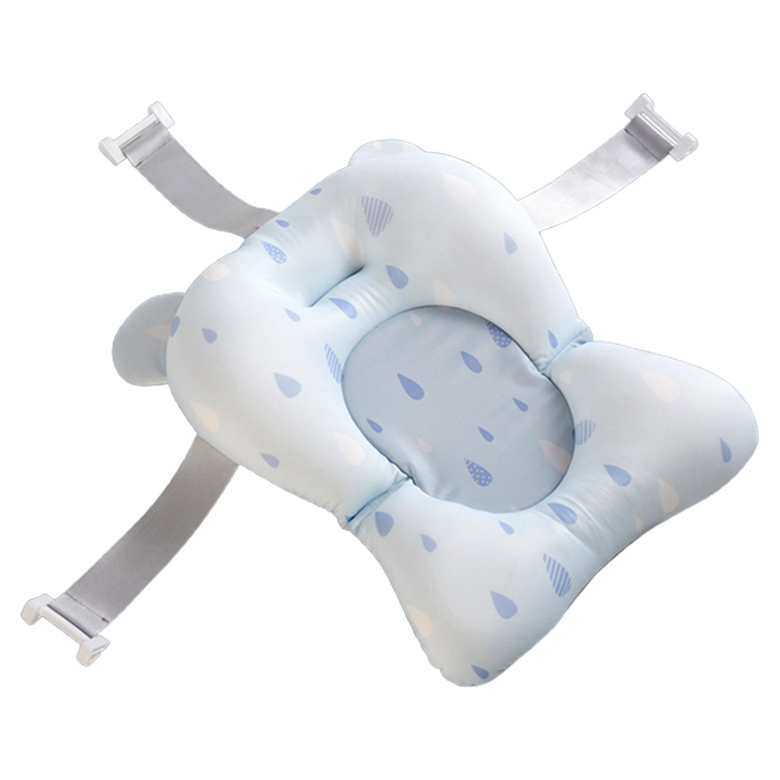Floating Infant Bath Support Seat Mat Cushion Non Slip Lounger, Baby Kids Bath Tub Pad Baby Kids Bath Pillow for Bathing,Bathtub Newborn Boy Girl