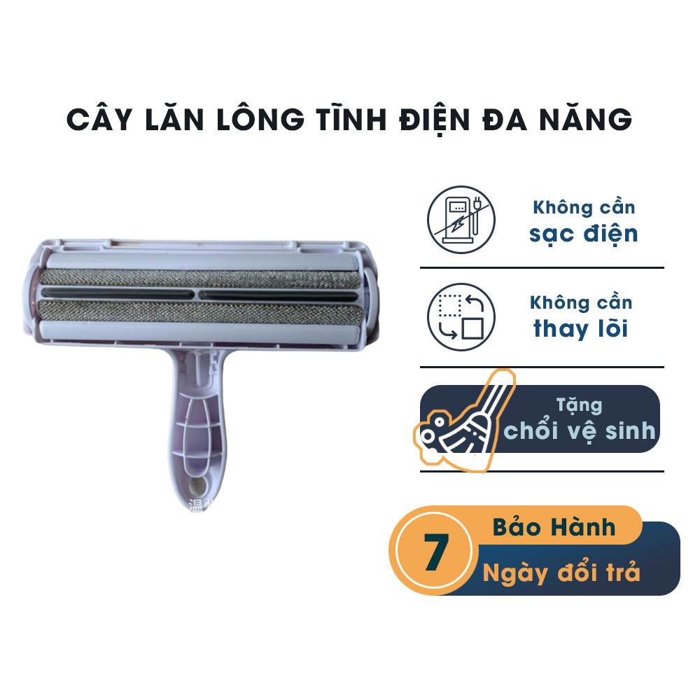 Cây Lăn Lông Thú Cưng, Cây Lăn Tĩnh Điện Hút Lông - Pi Pet Store