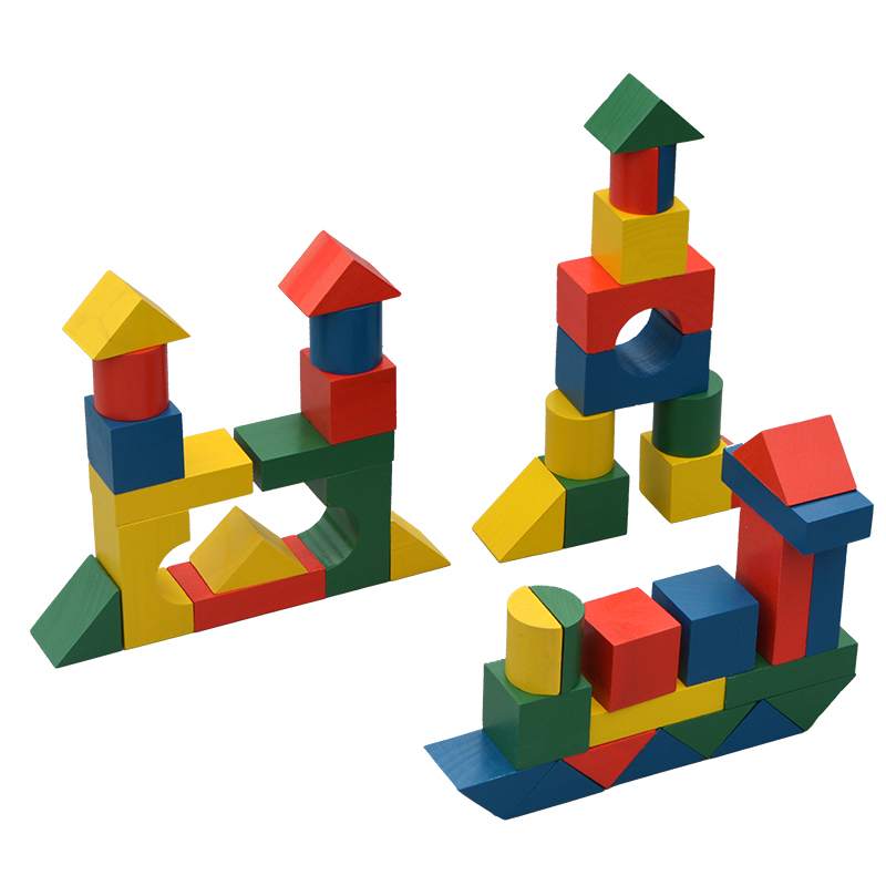 Đồ chơi xếp hình xây dựng 44 chi tiết thông minh, đồ chơi lắp ghép xếp các mô hình trí tuệ cho bé