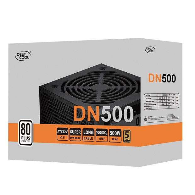 Nguồn Deepcool DN500 – 500W – 80 Plus - Hàng Chính Hãng