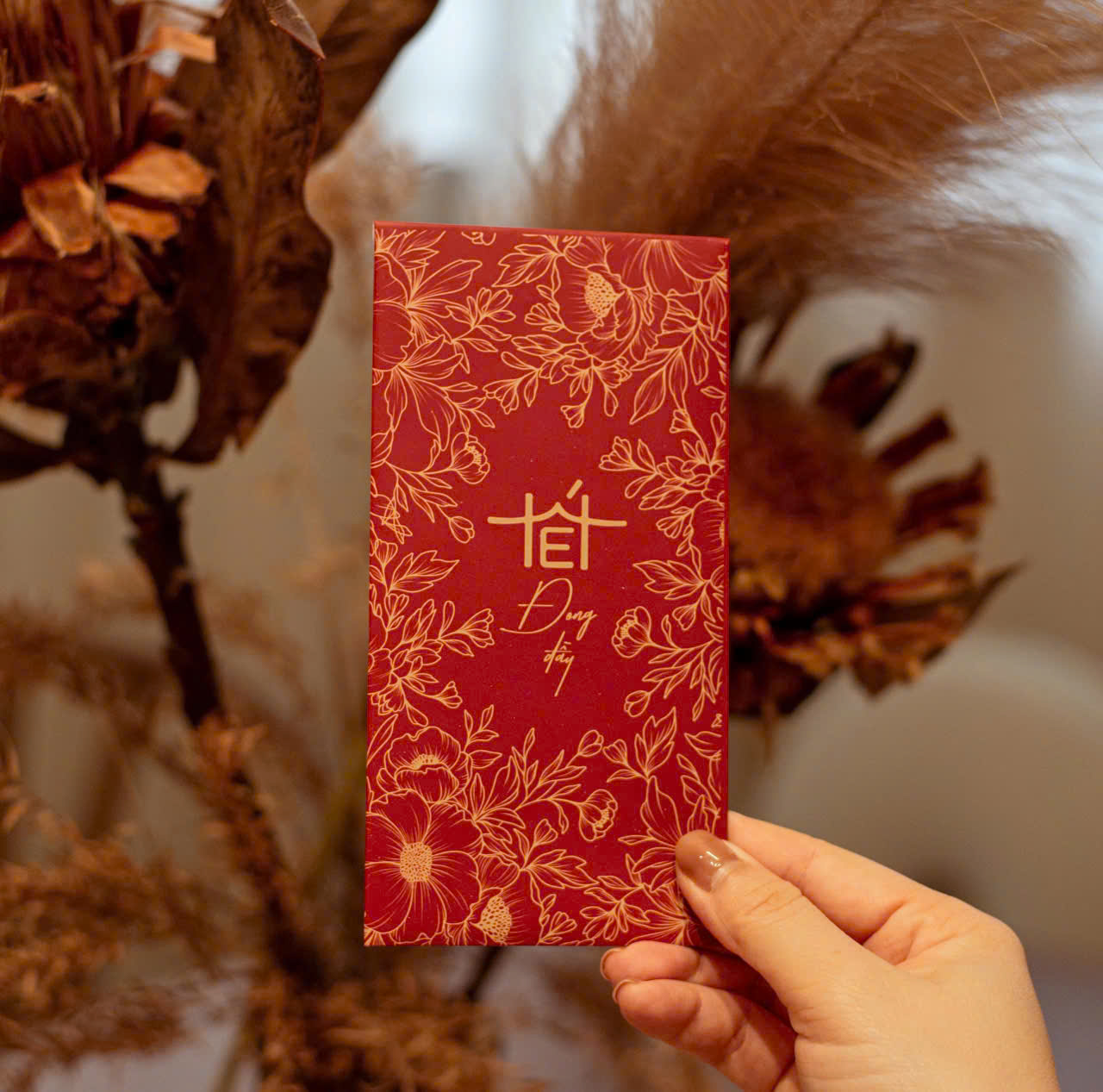 SET 60 Bao Lì Xì Tết 2026 Cao Cấp – Họa Tiết Hoa Vàng Sang Trọng – Bộ Lì Xì Tết Đỏ May Mắn - HÀNG CHÍNH HÃNG MINIIN