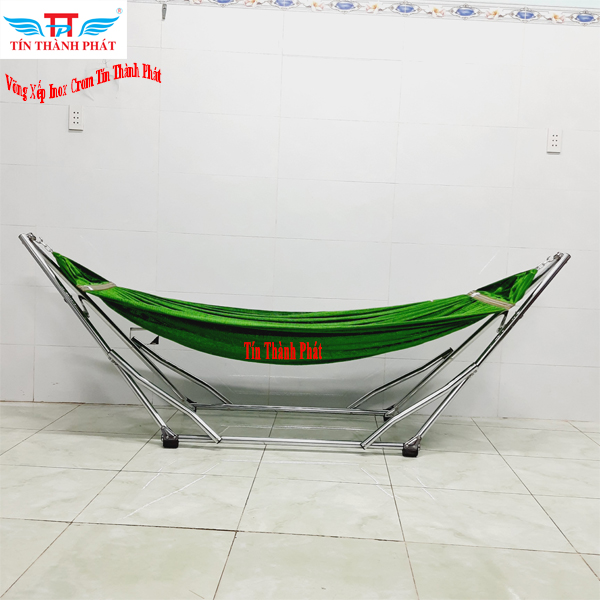 Võng Xếp Inox crom Đại Tín Thành Phát