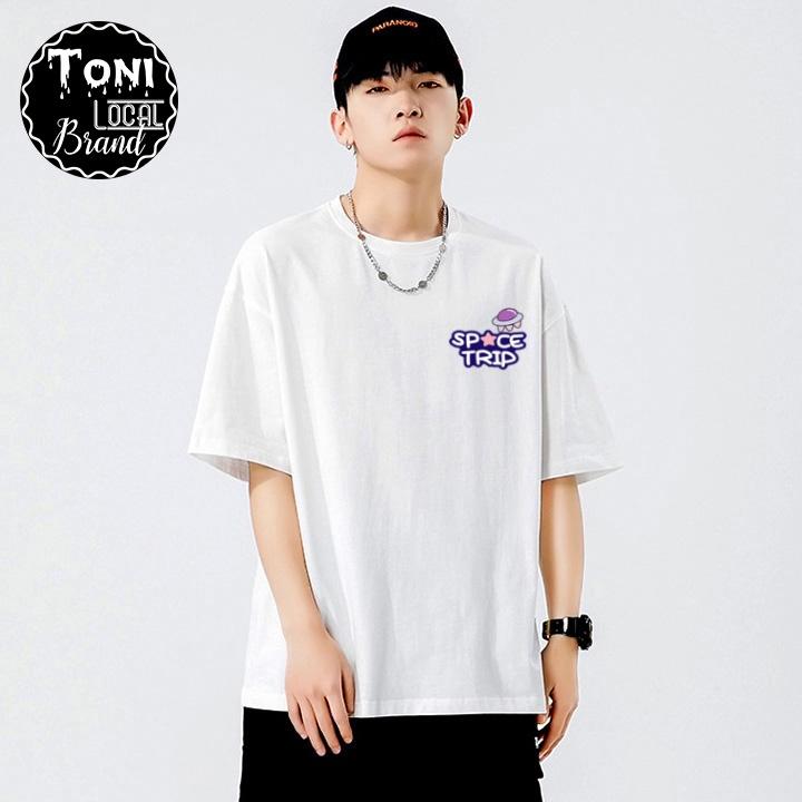 Áo Thun Tay Lỡ Local Brand SPACE TRIP Cotton 100 nam nữ Unisex