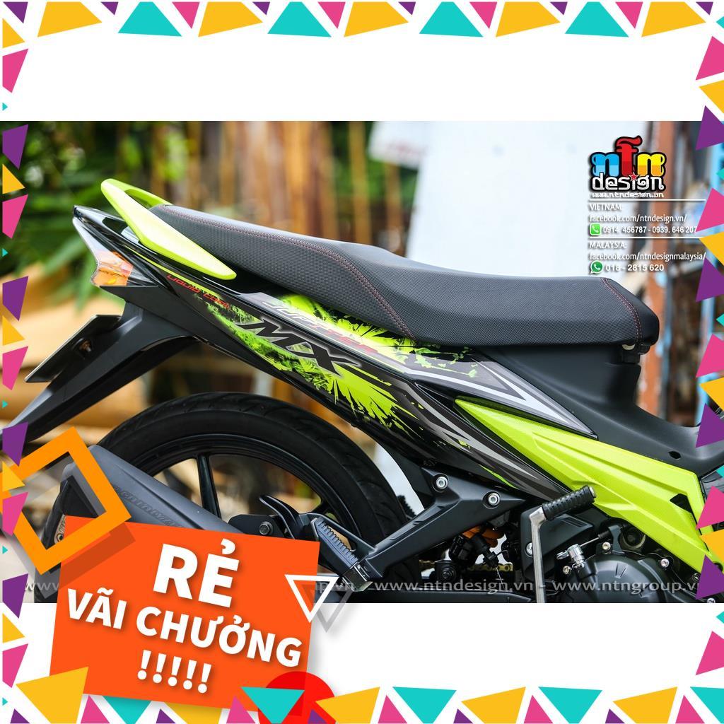 Tem Rời Exciter 2009 Mẫu Jupiter MX Xanh Đen