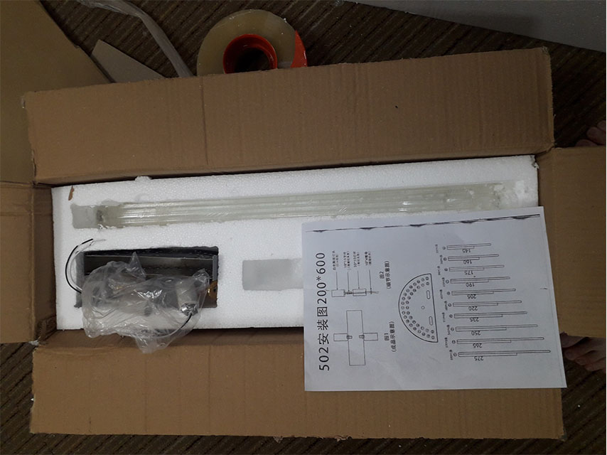 Đèn tường MENOR pha lê hiện đại trang trí nội thất cao cấp, sang trọng - kèm bóng LED chuyên dụng