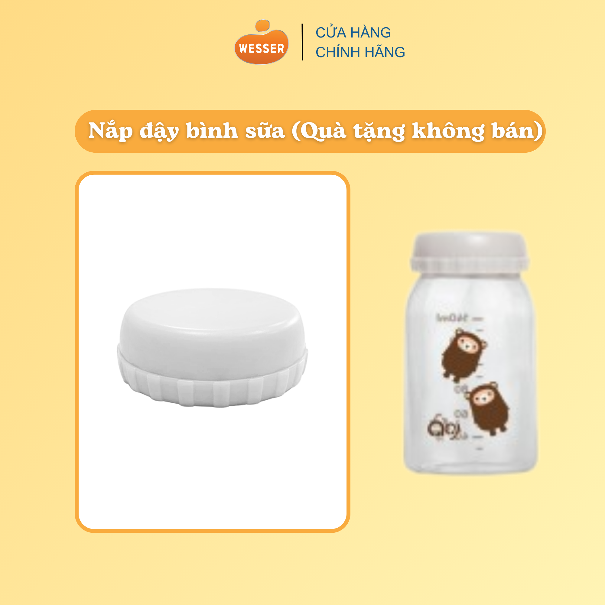 Nắp đậy bình sữa CỔ HẸP