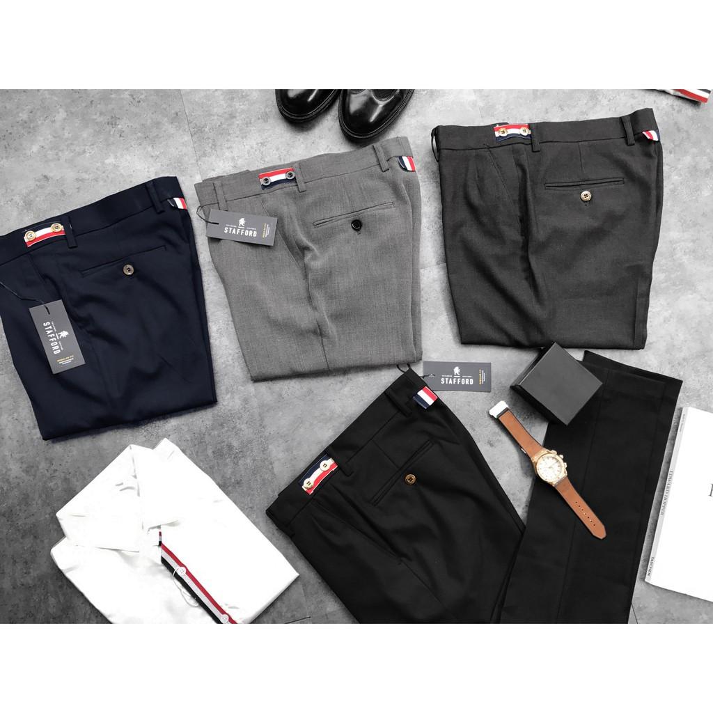 QUẦN ÂU QUỐC DÂN 3 SỌC, DÁNG SLIM FIT