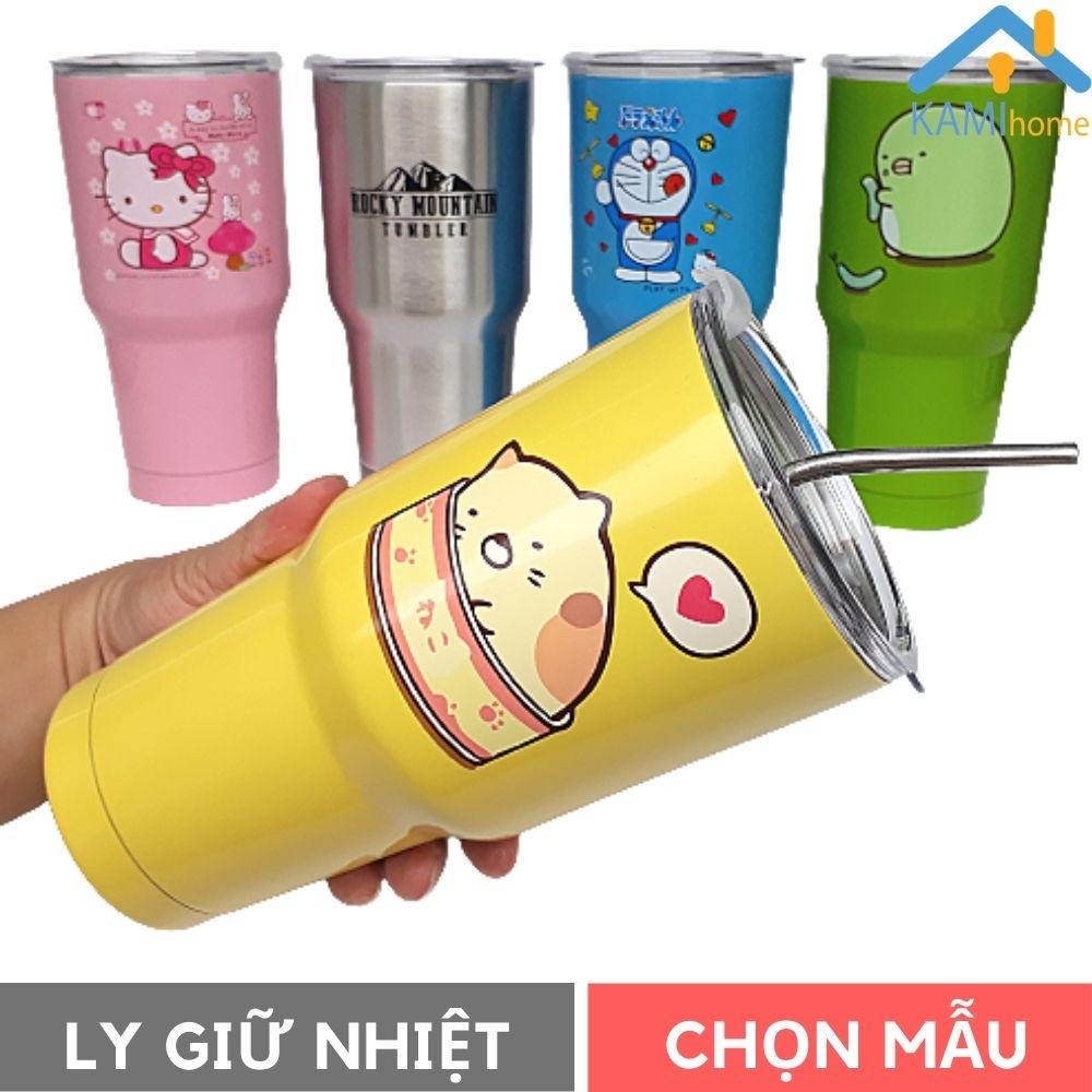 Ly giữ nhiệt Thái Lan 900ml Tặng kèm Ống hút bình cốc cách nhiệt inox