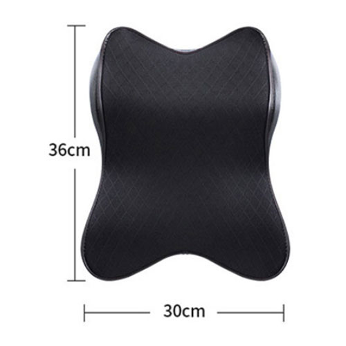 Gối Tựa Xe 3D Da PU Chống Đau Mỏi Gáy Hàng Cao Cấp Size Lớn