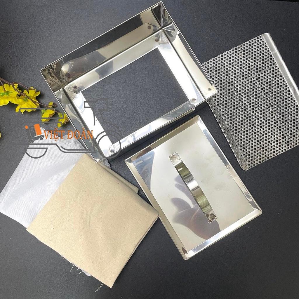 Khuôn làm ĐẬU PHỤ TÀU HỦ - Chất liệu INOX 304 cao câp- SIZE LỚN