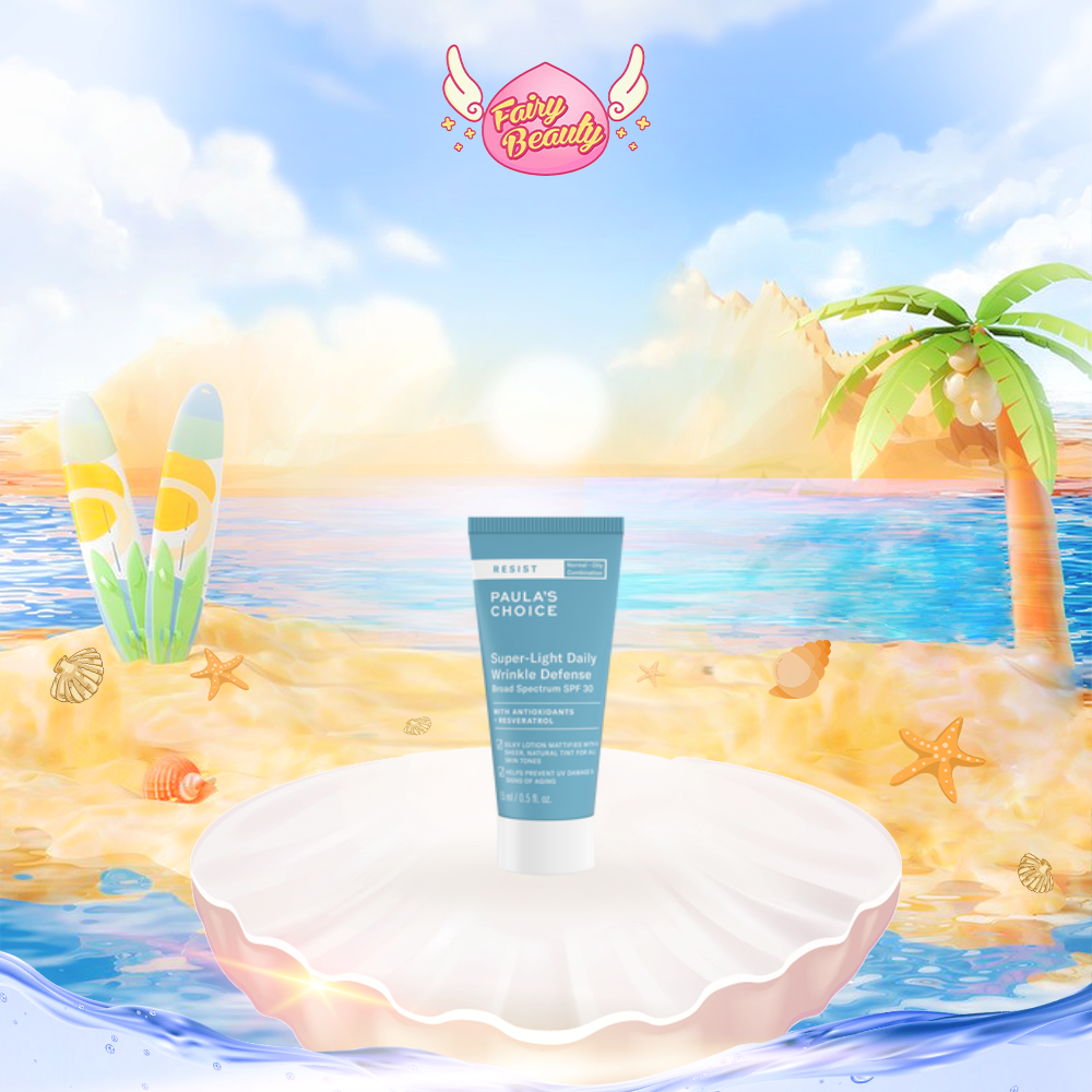 Kem Chống Nắng Vật Lý Cho Da Dầu Lão Hóa Paula's Choice Resist Super - Light Daily Wrinkle Defence 60ml