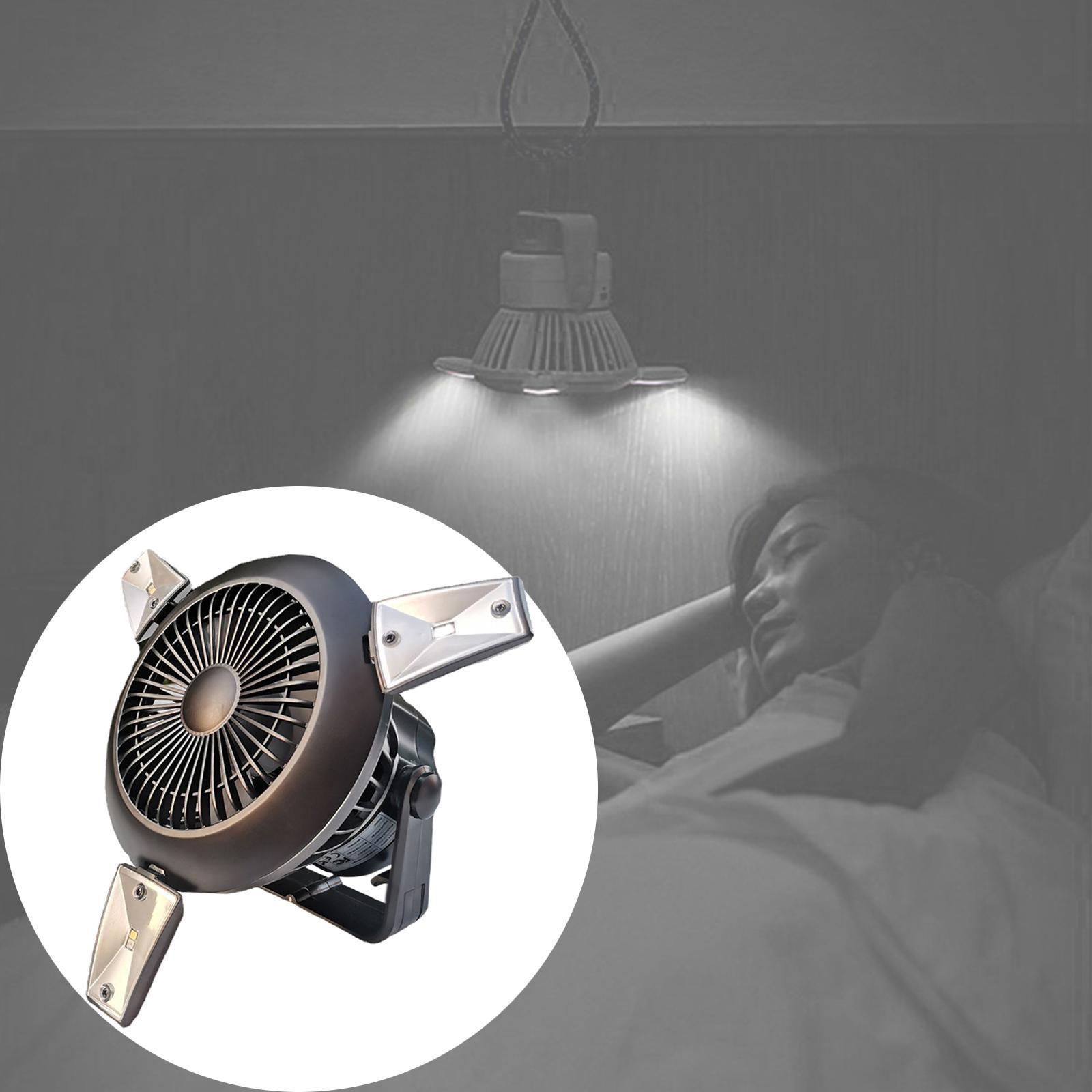 USB Desk Fan Outdoor Solar LED Camping Light Lamp Flashlight Rechargeable