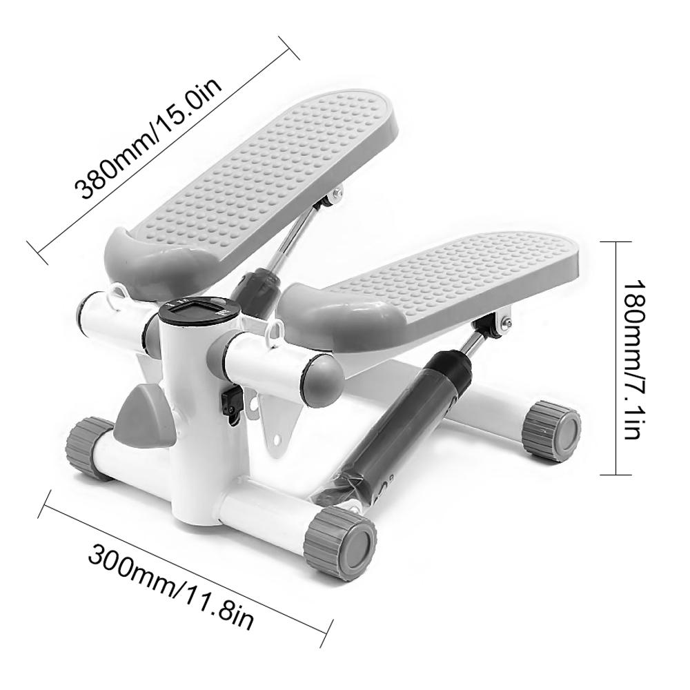 LCD Display Mini Bicycle Pedal Stepper Fitness Machine Slimming Treadmill Workout Stepper Home Gym Aerobics Stepper Exercise Equipment