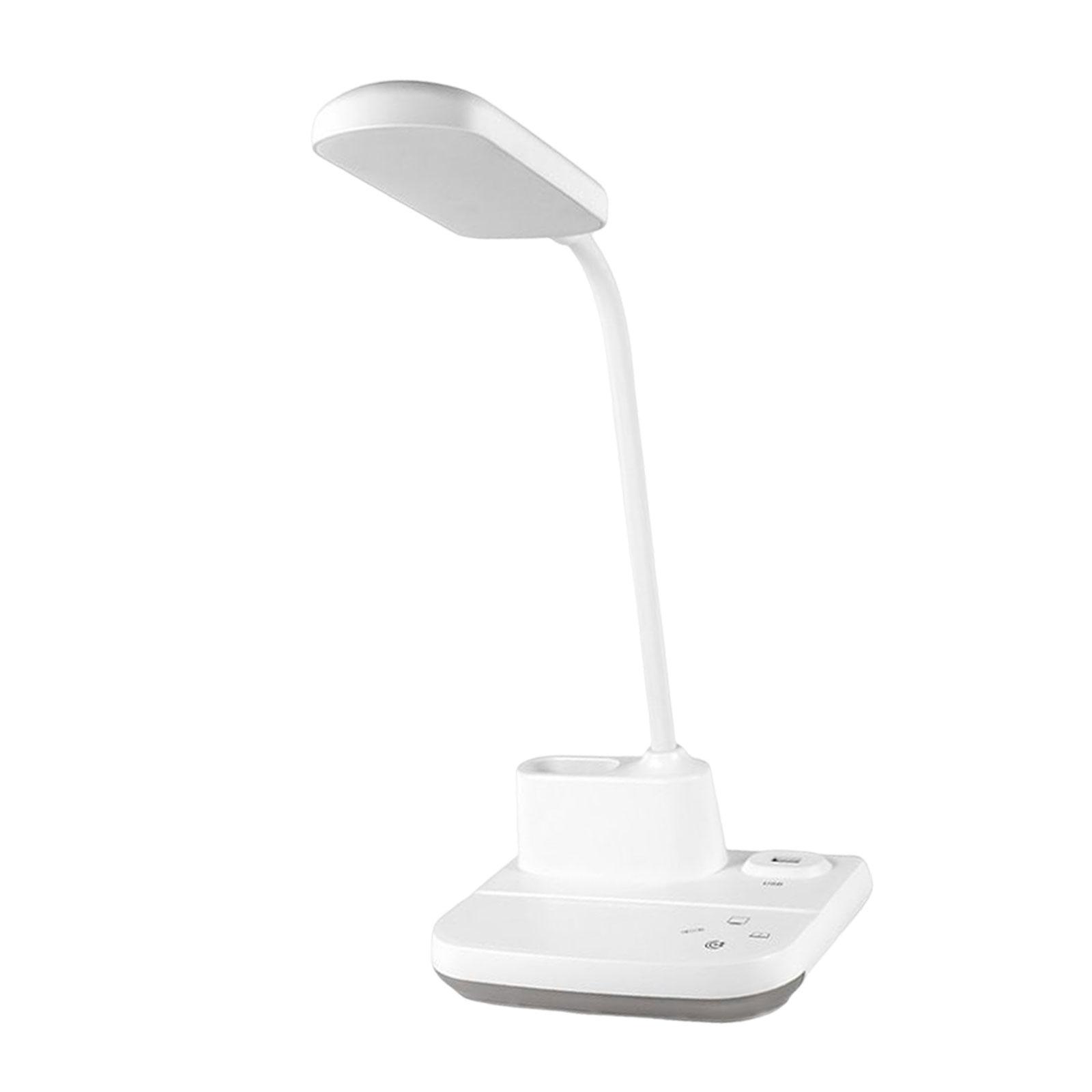 LED Desk Lamp Touch Control Rechargeable Desk Light for White 2000mAh