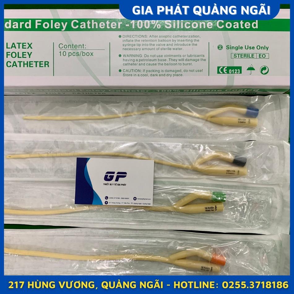 THÔNG TIỂU NAM FOLEY 2 NHÁNH ĐỦ CỠ FR8 FR10 FR12 FR14 FR16 FR18 FR20 FR22 FR24 FR28 FR30 SONDE TIỂU NAM