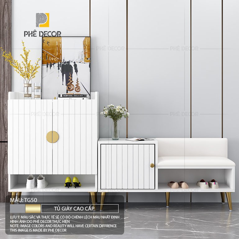 TỦ GIÀY CAO CẤP - TG50 - Dáng đứng 60x32,8x100