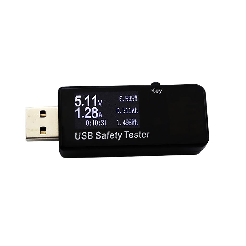 USB Digital LCD Power Meter Safety Tester Multimeter Current Voltage Monitor